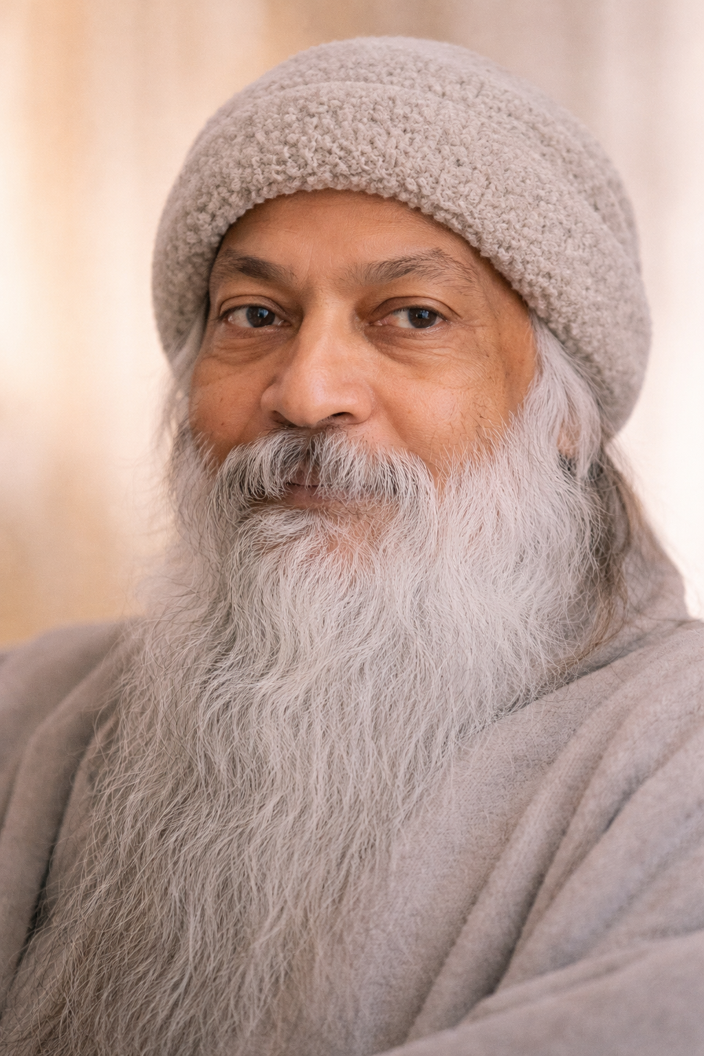 Osho also known as Acharya Rajneesh portrait
