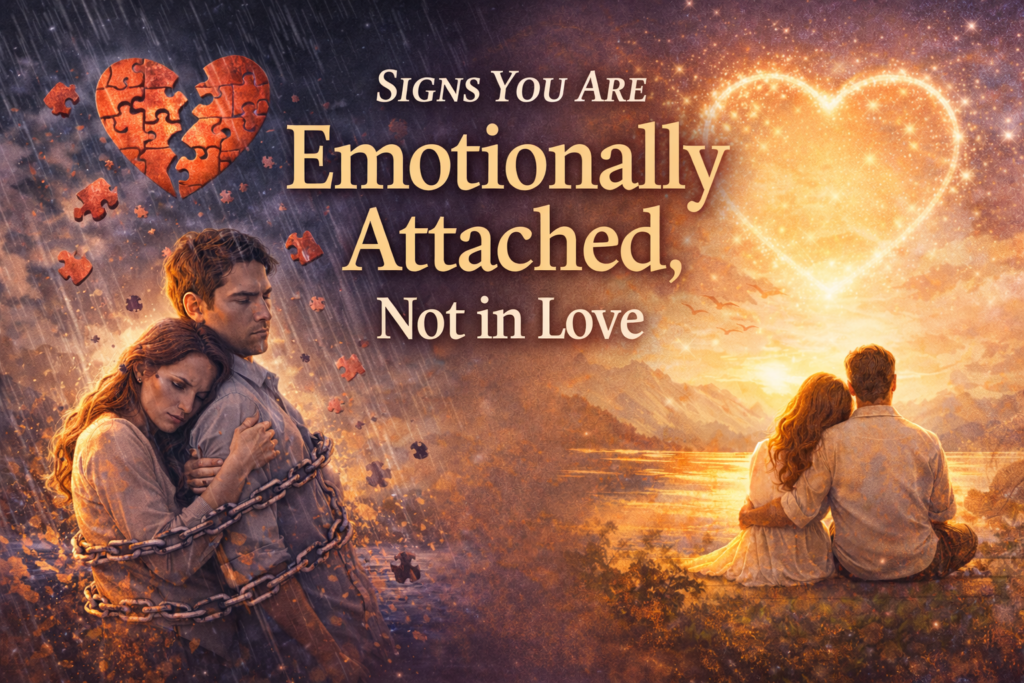 signs you are emotionally attached not in love